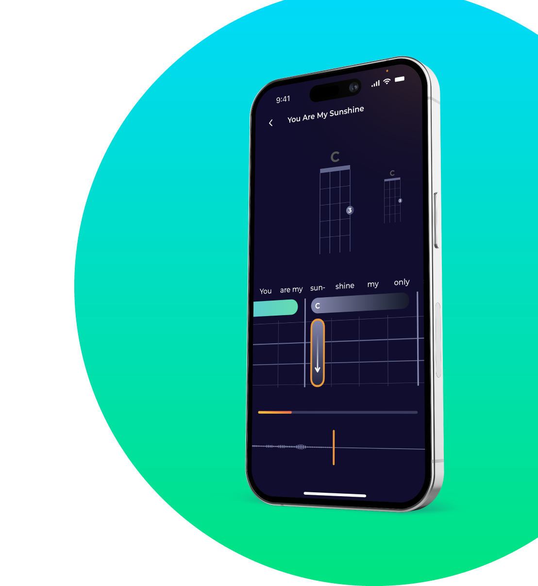 Ukulele and guitar coach app