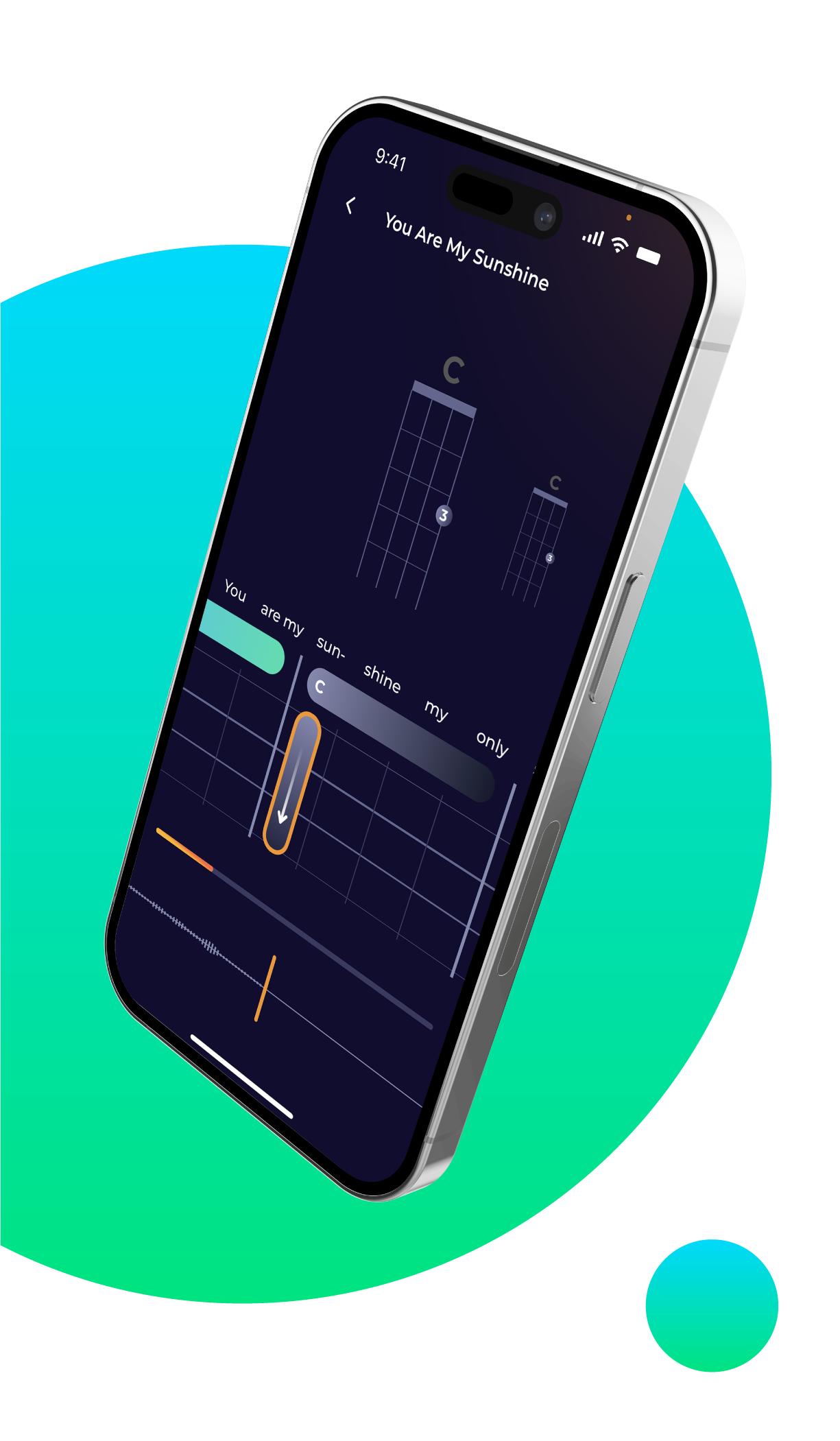 Ukulele and guitar coach app