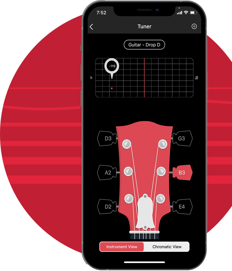 Ukulele and guitar coach app