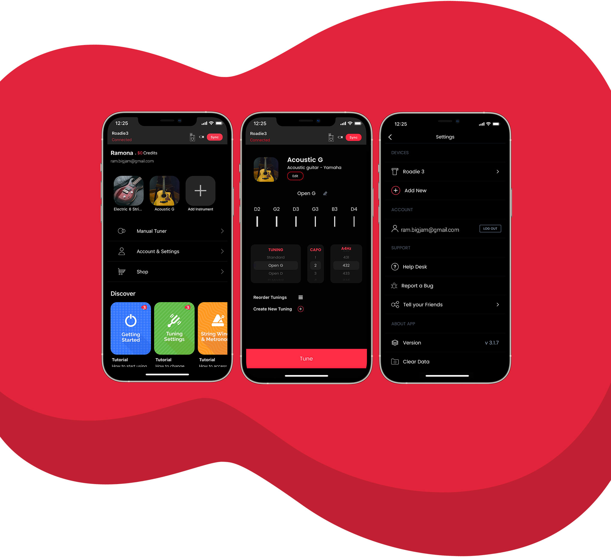 Roadie Tuner app logo